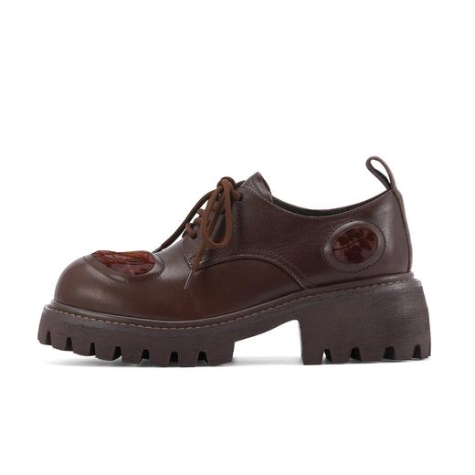 westory春秋新款时尚优雅深口单鞋气质百搭平底乐福鞋女W24CM74781 商品图4