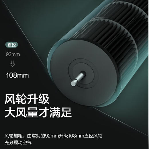 格力（GREE）冷暖塔扇塔式落地扇遥控家用风扇电风扇家用取暖器空气清新塔扇（FL-10X61RBg） 商品图7