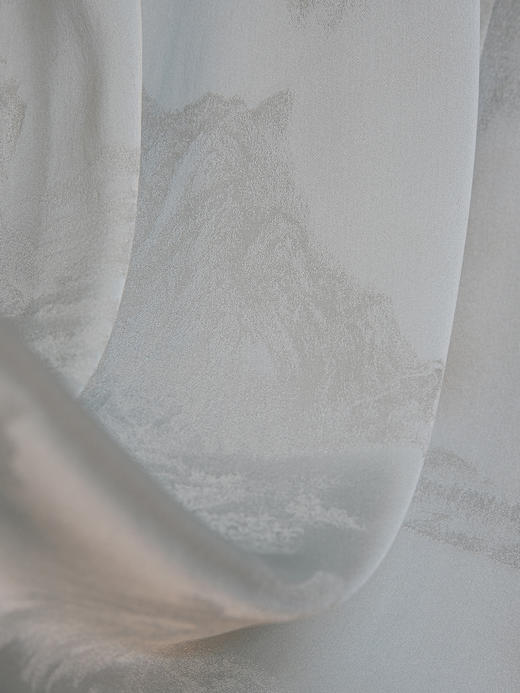 STJINGx凯喜雅x故宫|千里江山奥黛玥霖上衣-影青(不退不换) 商品图1