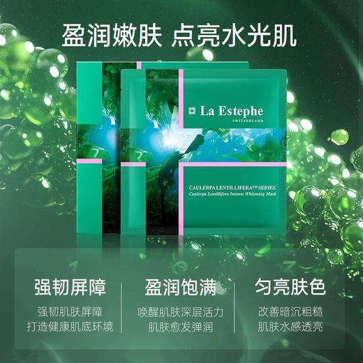 【380元/6盒】瑞斯美提亮美白面膜6片 绿鱼子美白面膜 商品图3