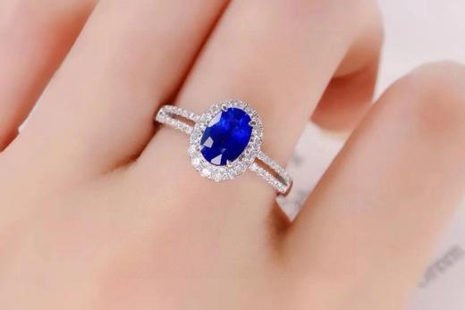 1.2ct 蓝宝石戒指 商品图4