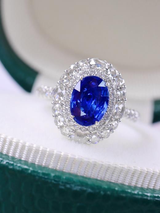 1.3ct 蓝宝石戒指 商品图0