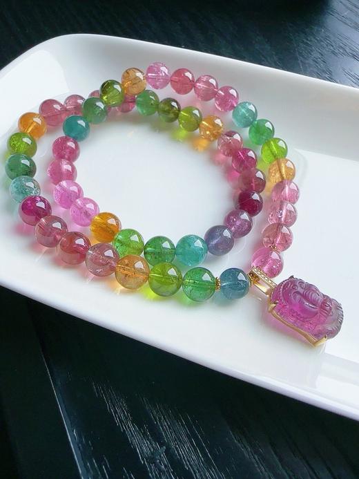 33.82g 6mm 碧玺手链 商品图6