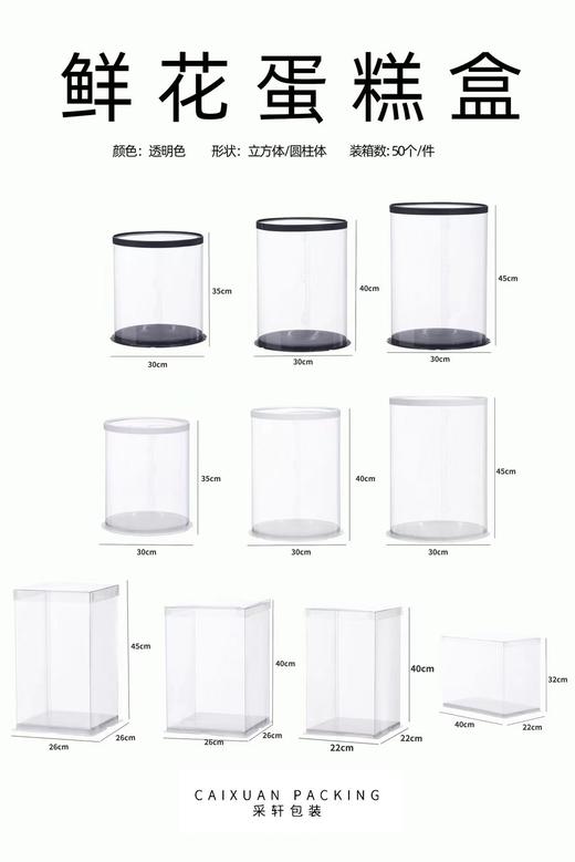 【蛋糕盒花】全景奢华礼盒（22*22*40） 商品图11