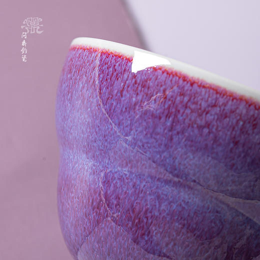 问鼎钧瓷鹅黄青花木兰杯（凌霄花） 商品图2