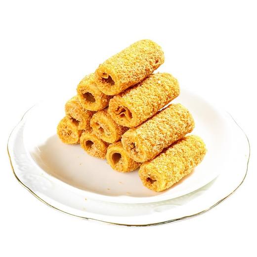 【29.9到手五十袋！一口椰黄脆卷】椰香美味的交响曲，甄选原夹心蛋卷饼干，下午茶休闲小零食L 商品图4