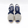 断码特价37码&38码——西班牙原产手工制作时尚轻便超舒适女款草编鞋 341D-蓝色 商品缩略图5