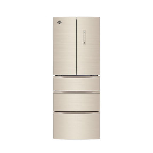 格力晶弘冰箱（100820
）339升法式多门变频风冷无霜冰箱 -5℃瞬冻不结冰魔法冰箱除菌保鲜黑科技健康养鲜 BCD-339WPQG/极光金 商品图0