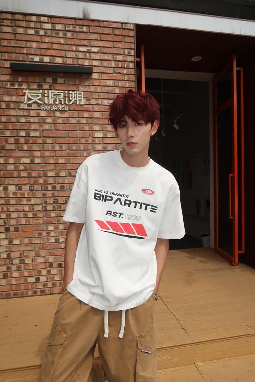 W426012101美式字母短袖T恤 商品图1