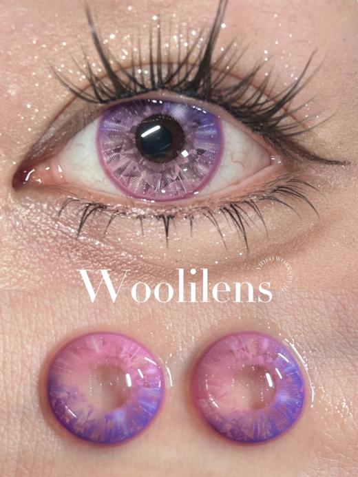 woolilens日抛 cos片 蓝海冰钻/碎梦歌姬/极乐伊甸/耳语者/忏悔录/好运疯子/狂笑人偶 14.2mm 一盒两片 商品图3