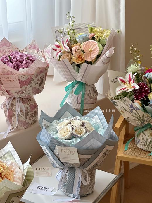 安娜庄园立体压纹纸（边框油画10张/包） 商品图1