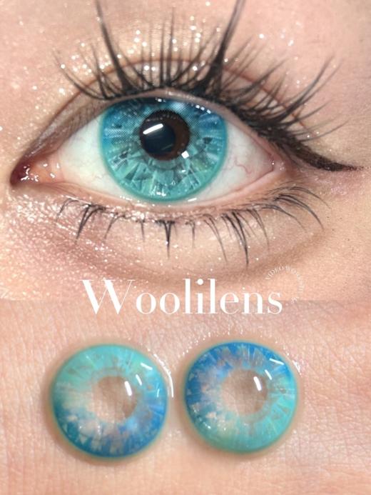 woolilens日抛 cos片 蓝海冰钻/碎梦歌姬/极乐伊甸/耳语者/忏悔录/好运疯子/狂笑人偶 14.2mm 一盒两片 商品图5