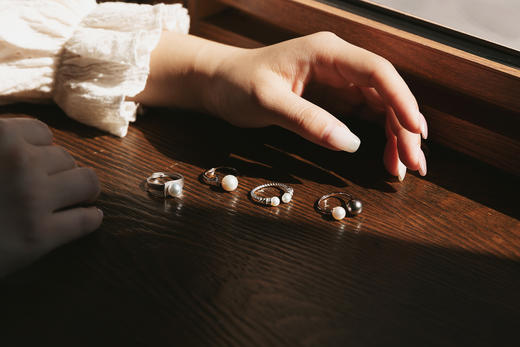 珍珠系列~~戒指组合三款可选 商品图2