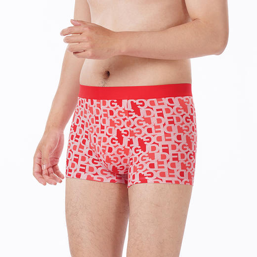 都市丽人都市锋尚内裤潮流时尚平角裤50S棉拉架男士内裤FKTCH1 商品图2