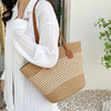 Safiya/索菲娅2024新款夏天时尚大容量托特包百搭编织女士单肩斜挎包 SF42215146 商品缩略图7