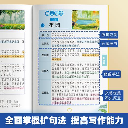 《晨读美文337记忆法+扩句法》（全2册）小学语文通用【换购价+15元】 商品图7