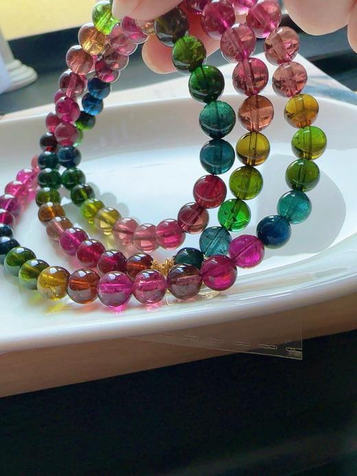 41g 6.7mm 碧玺手链 商品图1