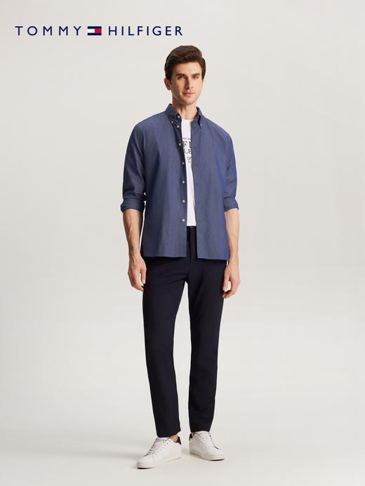 TOMMY 长袖衬衫男  MW33326-DXF 蓝灰色. 商品图3