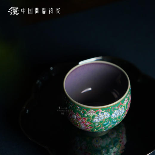 问鼎钧瓷华容杯（满工珐琅彩） 商品图3