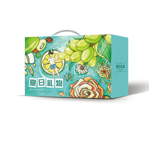 【川珍】夏日礼物花茶礼盒565g（杭白菊30g、柠檬片40g、玫瑰花60g、山楂干90g、蒲公英40g、薄荷叶茶80g、新疆雪枣225g） 商品图2
