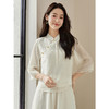 【五折购】熙世界2025初秋新款女装新中式民国风禅意薄纱上衣半身裙两件套 商品缩略图1