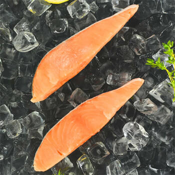 京东超市/京觅大西洋三文鱼块 680g冷冻 独立包装 带皮去刺 新老包装交替 商品图0