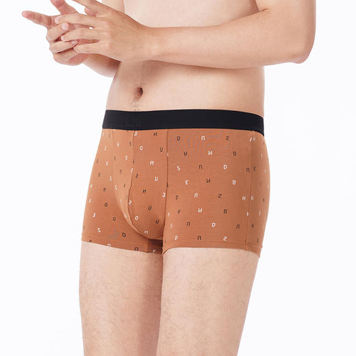 都市丽人都市锋尚内裤日常休闲平角裤40S棉拉架男士内裤FKTBB2 商品图2