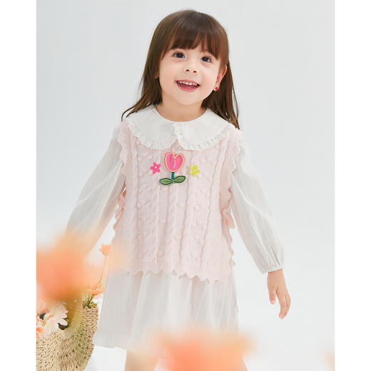 DEESHA/笛莎笛莎童装2024秋季新款长袖连衣裙 商品图1