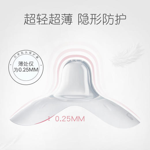 【官方自营】PIGEON/贝亲乳盾单层乳头保护罩奶盾母乳亲喂奶哺乳亲肤辅助保护防咬罩 商品图3
