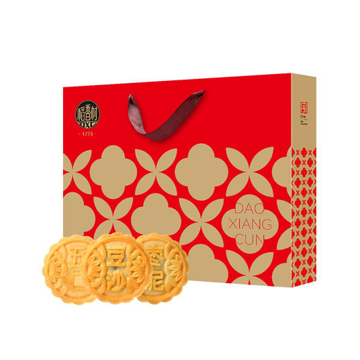【团圆福礼 传承经典 品味稻香】稻香村团圆福礼450g 精美印花大礼盒 中秋月饼走亲戚送礼 团购2024新品月饼礼盒装-QQ 商品图4