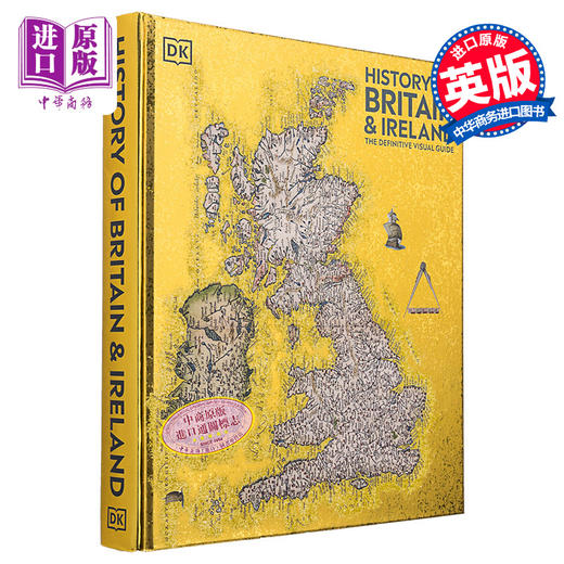 预售 【中商原版】英国与爱尔兰 视觉权威指南 History of Britain and Ireland 英文原版 DK 欧洲历史 历史与考古 商品图0