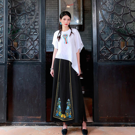 长河卧月搭片阔腿裤 | 遮肉显瘦款 | 现货加急发 商品图2