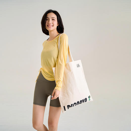 【100%棉 原浆无染色】大容量休闲单肩帆布袋 耐用环保运动包 松弛感神器 商品图3