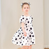 mettekids女童连衣裙2024夏新款泡泡袖可爱熊猫甜美儿童公主裙子 商品缩略图4