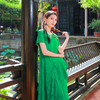 绿罗裳盘绳绣连衣裙 | 杨丽萍老师同款 | 现货加急发 商品缩略图3