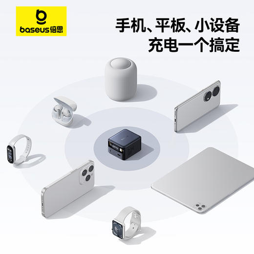 倍思 Super GaN 伸缩线快充充电器 2C/C+iP 35W 商品图5