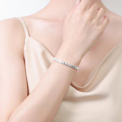 【多米诺足银手镯】 商品图3