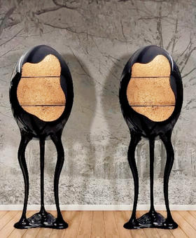 会行走的蛋 家居氛围感高柜