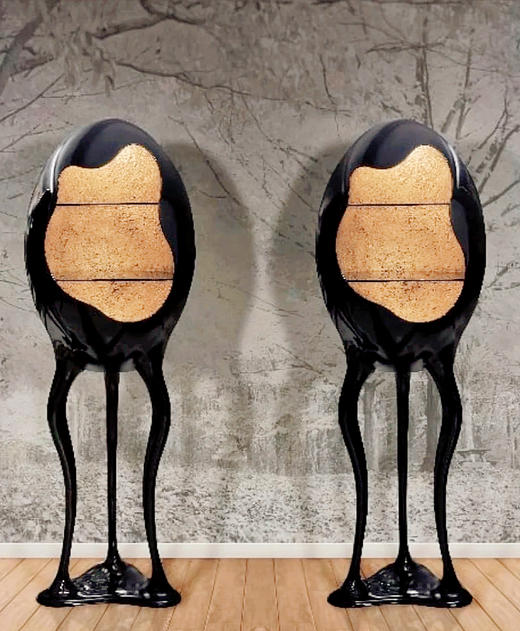 会行走的蛋 家居氛围感高柜 商品图0