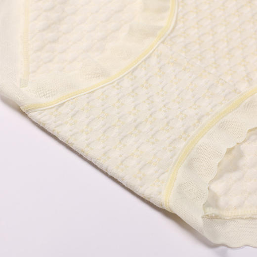 都市丽人内裤舒肤棉平角裤N/C提花格女士内裤LKT2B1 商品图6