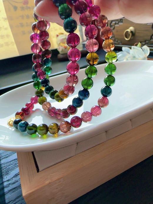 41g 6.7mm 碧玺手链 商品图3