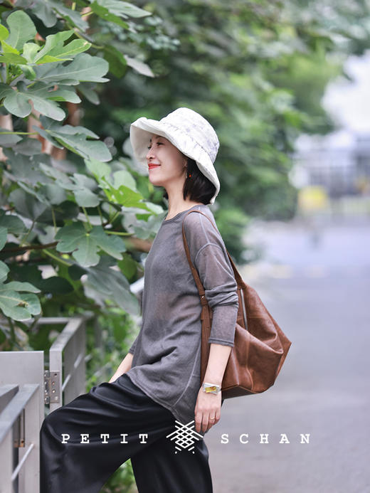 PETIT SCHAN小闪 #067 A Midsummer night's dream 仲夏夜之梦 法式印花大檐防晒渔夫帽 商品图2