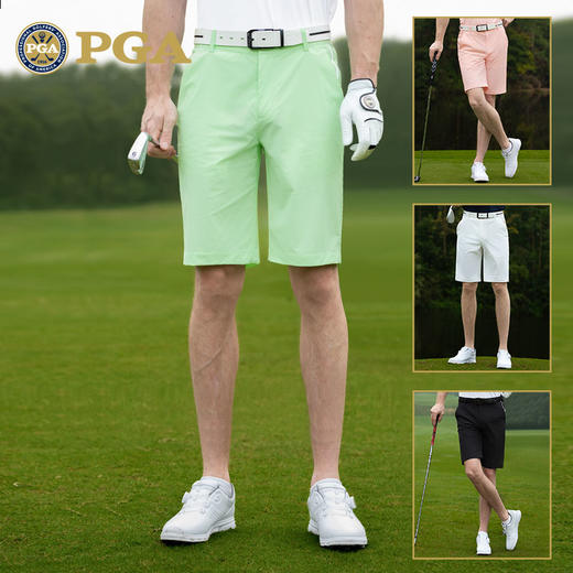 美国PGA 高尔夫短裤男士裤子防水运动球裤弹力男裤golf服装男装 商品图0