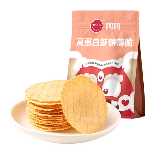 阿明 高钙鲜虾片 20g*4 商品图0