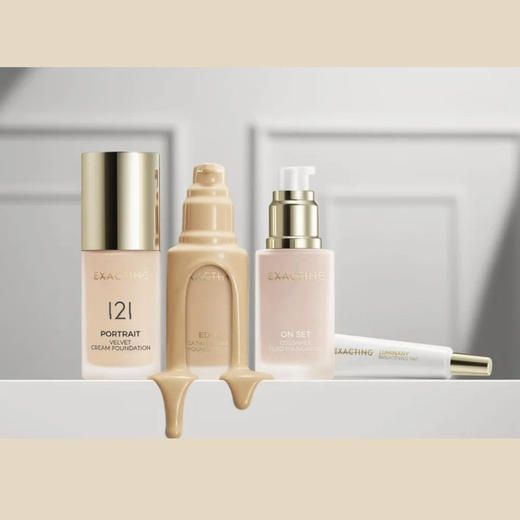 伊格媞绝色剪辑鎏光丝缎粉底乳 201# 商品图2