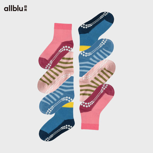 【粉丝专享】幼岚童装地板袜优质精梳棉防滑居家舒适24秋季新款儿童袜子中筒袜 商品图2