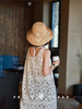 PETIT SCHAN小闪 #068 petit schan's garden小闪的后花园 极细拉菲草手工编织遮阳帽渔夫帽 商品缩略图6