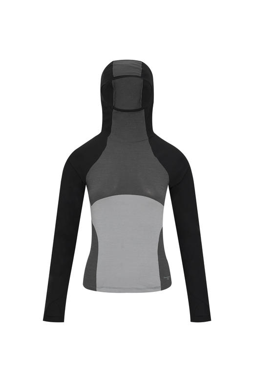 oneup拼接连帽修身运动长袖 商品图8