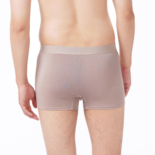 都市丽人都市锋尚内裤简约基础平角裤40S人棉男士内裤FKTBB1 商品图3