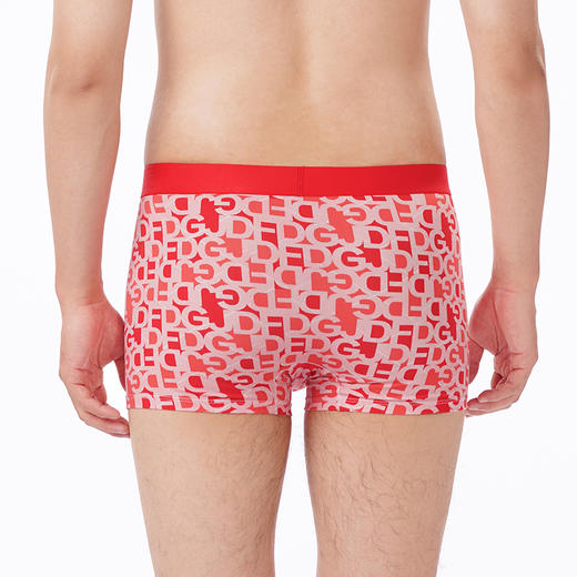 都市丽人都市锋尚内裤潮流时尚平角裤50S棉拉架男士内裤FKTCH1 商品图3